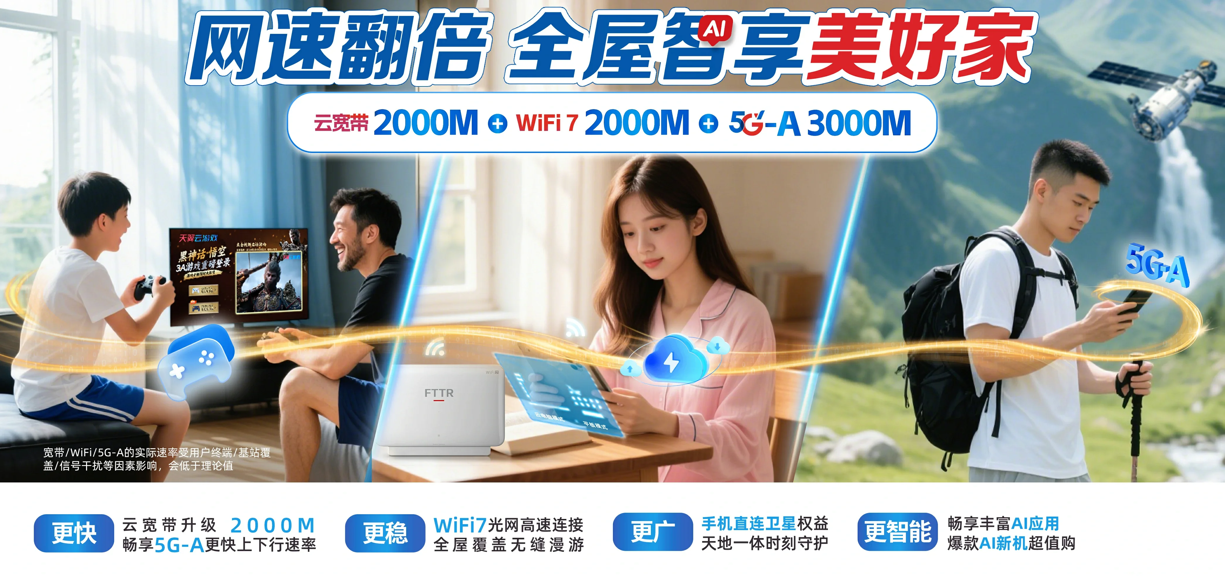 中国电信 行唐县电信宽带 宽带套餐
